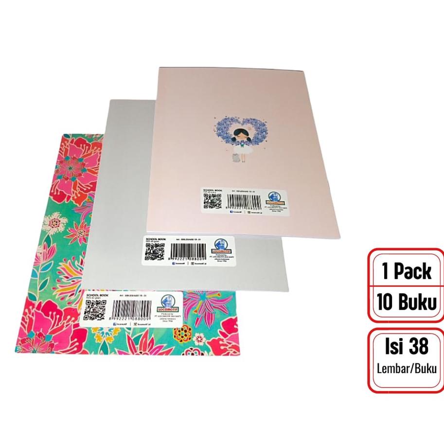 

Best! Buku Tulis Locomotif A5 38 Lembar 1 pack isi 10 pcs 케