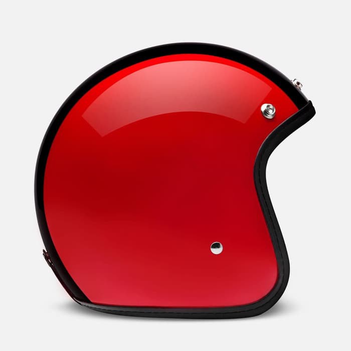 HELM RETRO ZULU VIPER RED MERAH ( Half Face / Simpson )