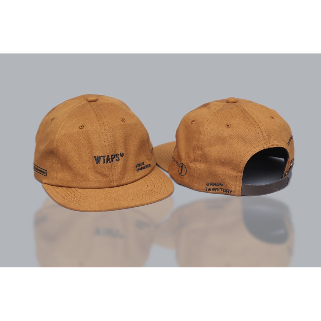 Topi Strapback WTAPS TUSSAH T-6 Hight Quality Cap Full Tag