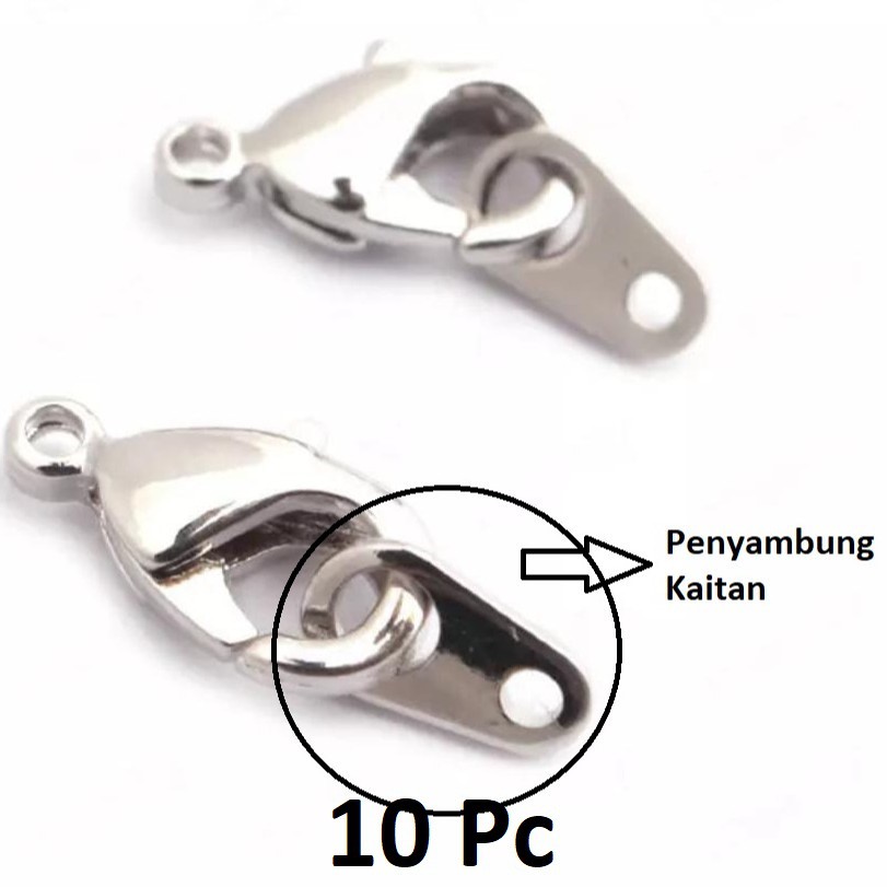 Penyambung Kaitan Kalung Harga /10Pc