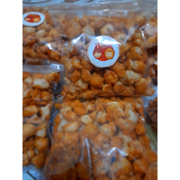 

SIOMAY KERING MINI Pedas /Original 250gr Terenak,Gurih