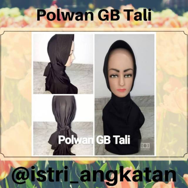 Jilbab Polwan Garis Banyak Tali