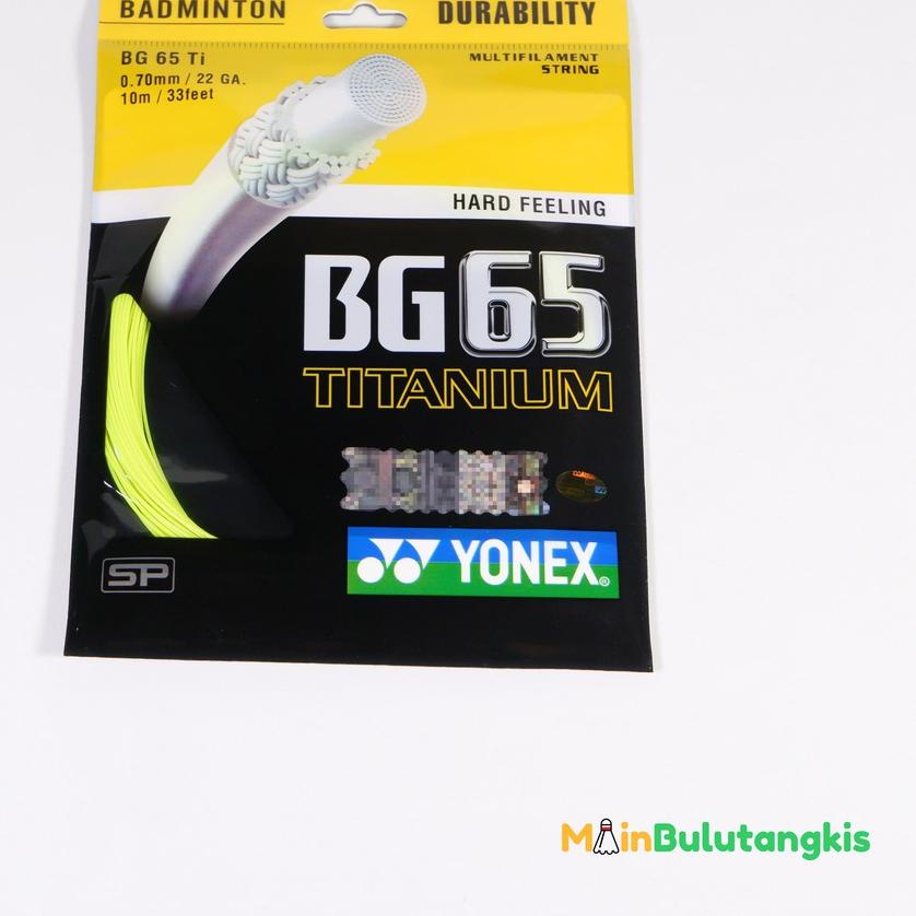 ♧ Senar Raket Badminton / Senar Raket Bulutangkis Yonex BG 65 BG 65 TI ✹