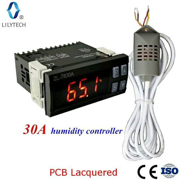 Alat ukur kelembaban Temperature Suhu 220v DIGITAL HUMIDITY CONTROLLER