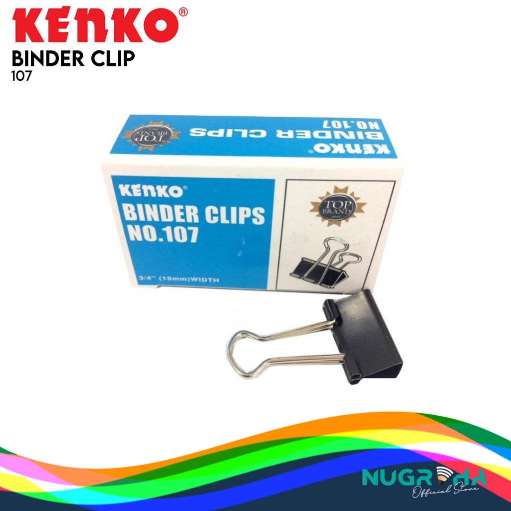 

PENJEPIT KERTAS / BINDER CLIP KENKO 107