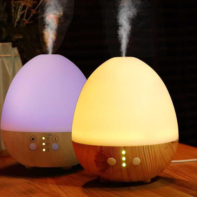 FUNHO Aromatherapy Air Humidifier Wood 230ml with LED RGB - AJ-221 [Wooden]