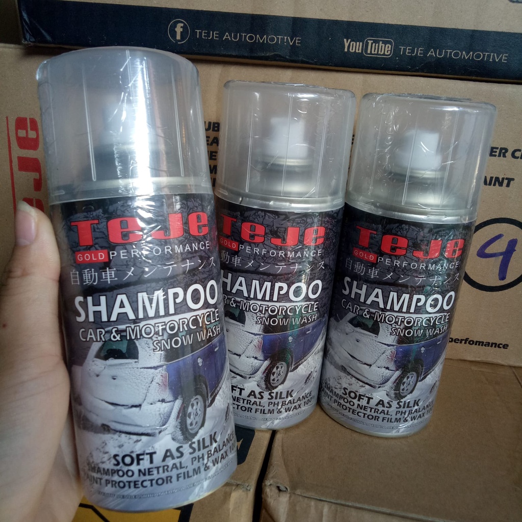 shampoo salju mobil motor teje 300cc