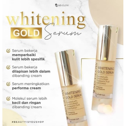 MS GLOW Serum Gold MS Glow / MS Glow whitening Gold Serum