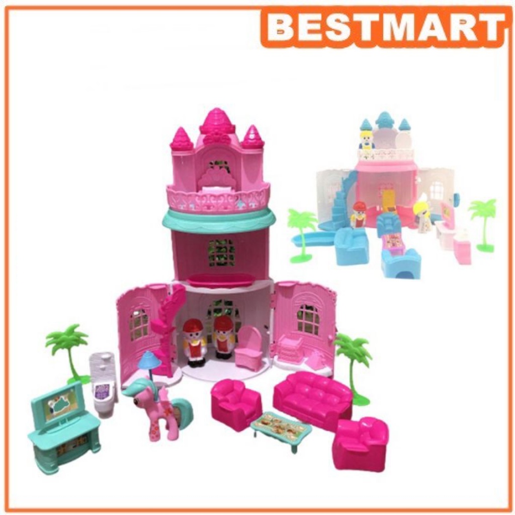 LH4 MAINAN ANAK DREAM CASTLE LH 4 EDUKASI RUMAH RUMAHAN ISTANA MEGAH LUCU