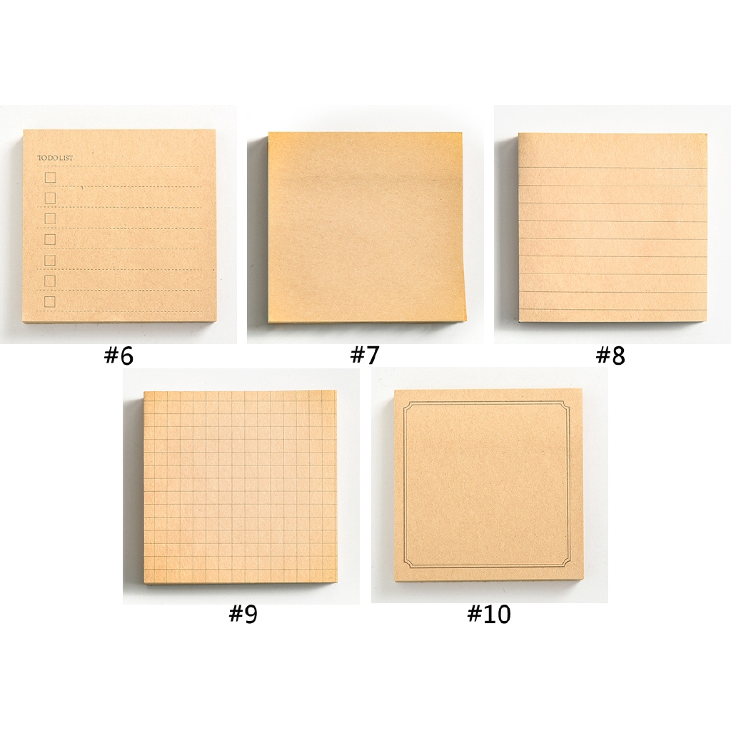 (Hot Sale) 80 Lembar Sticky Note Gaya Korea Untuk Pelajar