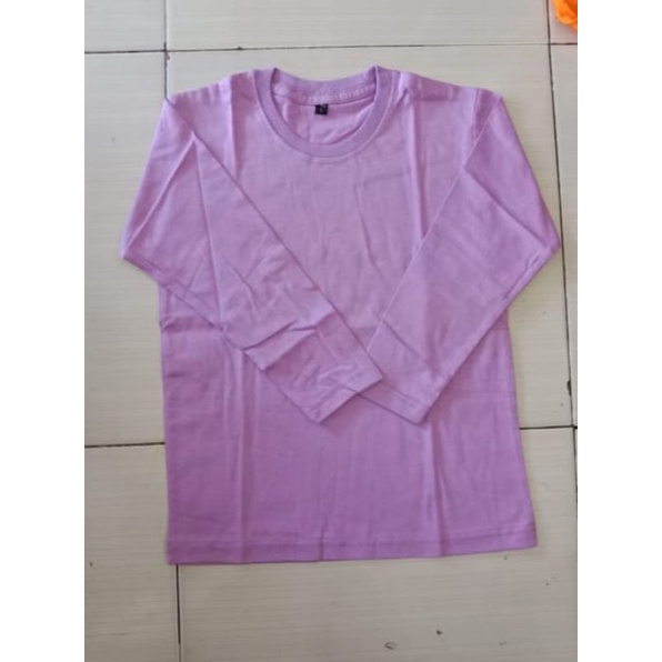 KAOS LENGAN PANJANG DEWASA KAOS PRIA