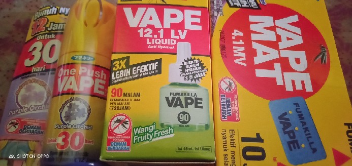 Vape Mat Obat Nyamuk & Kecoa Isi 45