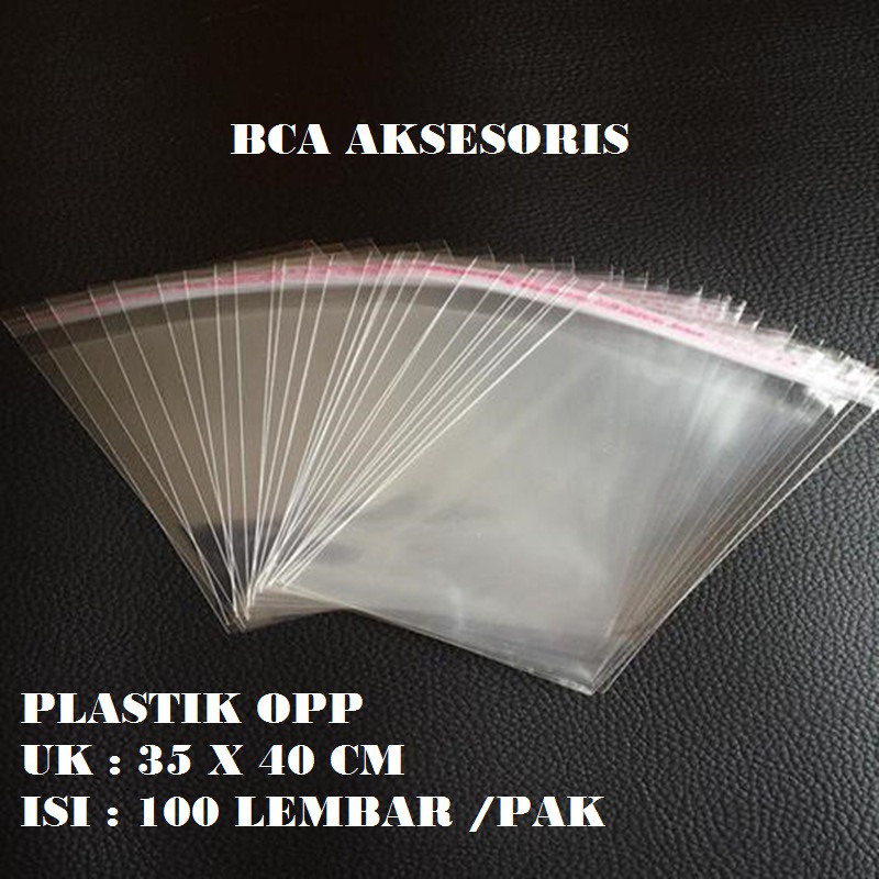 PLASTIK OPP KEMASAN BAJU BENING PLASTIK SEAL LEM UKURAN 35 PLASTIK OPP KEMASAN BAJU BENING PLASTIK SEAL LEM UKURAN 35