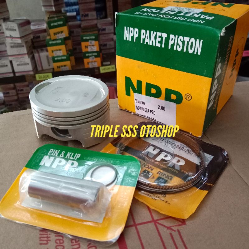 PISTON KIT NPP HONDA VERZA 150 / MEGA PRO NEW 150 MONO / CRF 150 Os. STD s/d 200