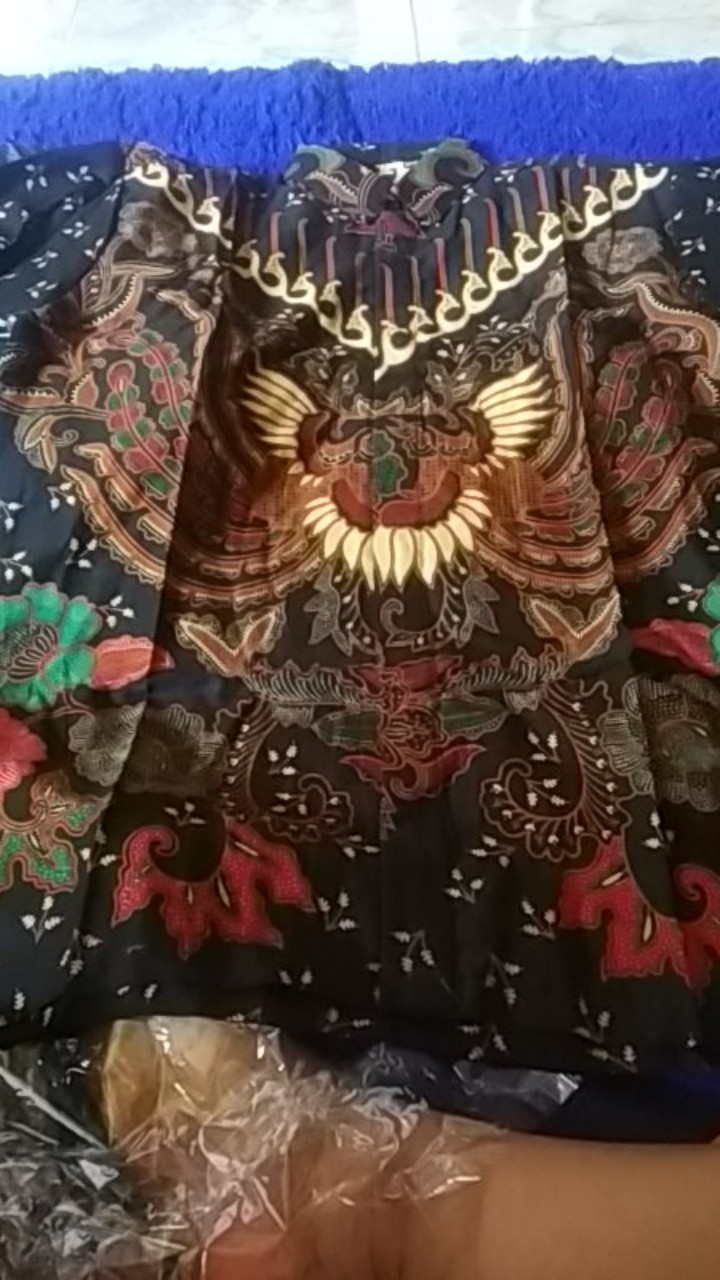 (couple Keluarga ) Batik Couple Keluarga Sania Ruffle Ori Ndoro Jowi Dnt - Kupu Coklat