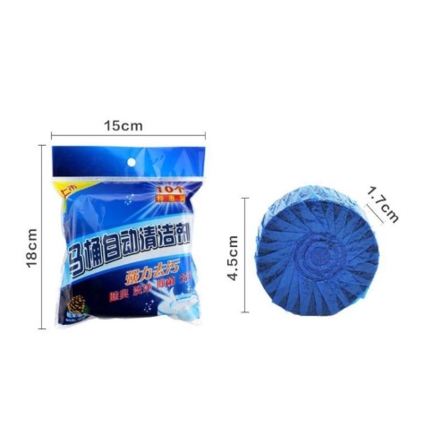 Tablet Biru Pembersih Penyegar Kloset Toilet 50g Blue Cleaner Anti Bau Jamur