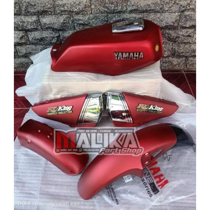 COVER BODY YAMAHA RX-KING 135 RX-KING SERIES + TUTUP TANGKI  MARON DOFF PCX