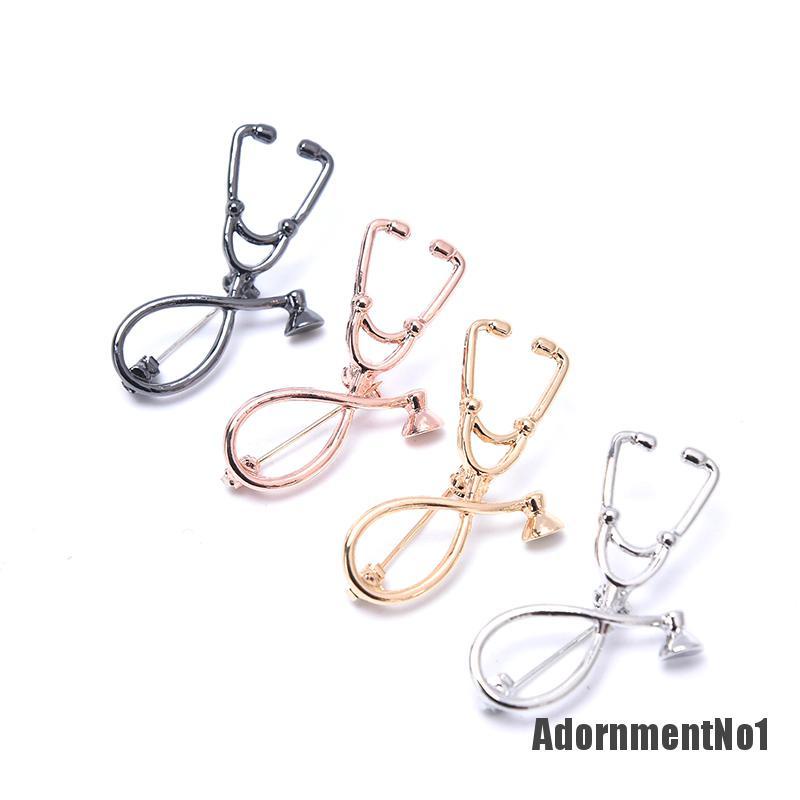 (Adornmentno1) Bros / Pin Desain Sethoscope Untuk Dokter / Perawat