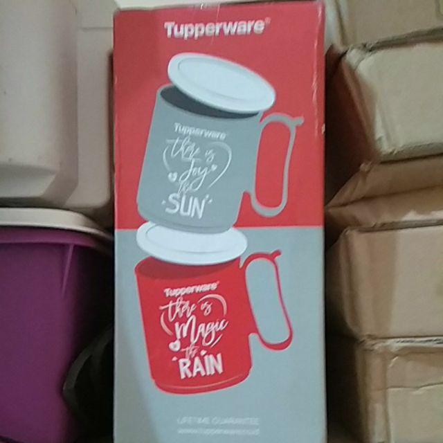 Batik Canister 940ml (satuan) Toples Tutup & Body Warna Senada Tupwr