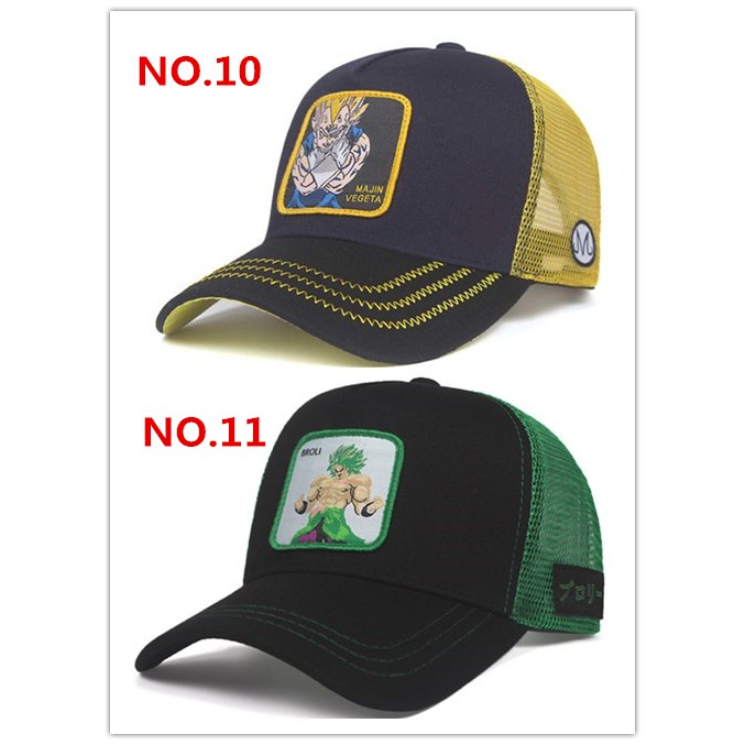 Topi Baseball Desain Kartun Anime Dragon Ball Z Goku