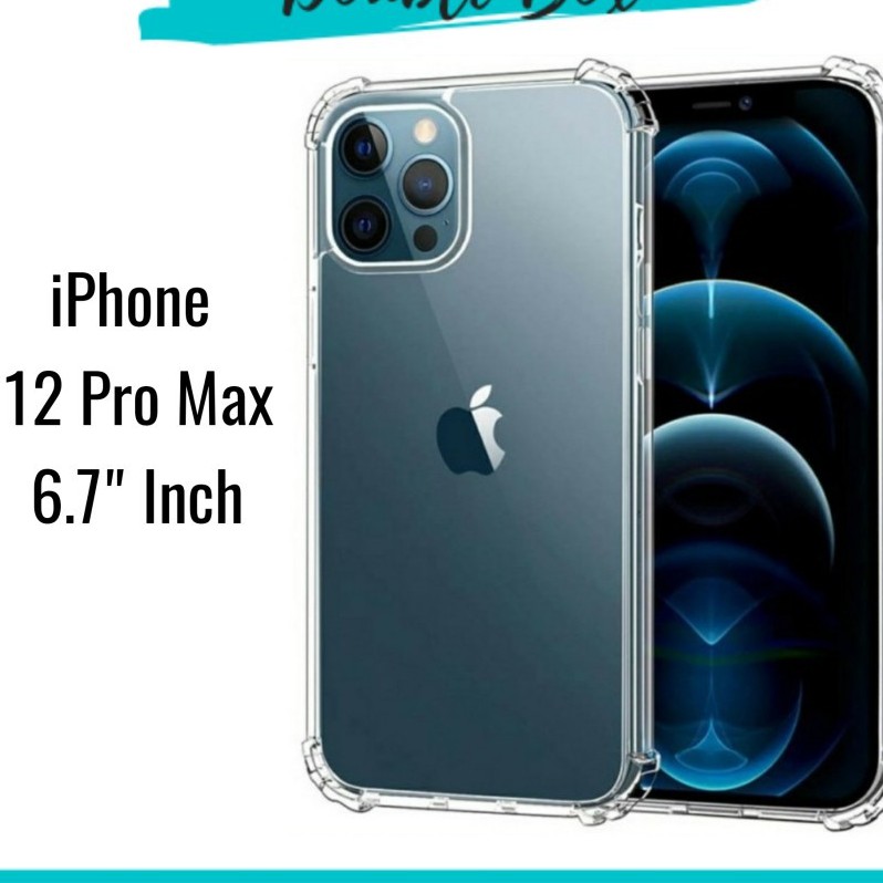 IPHONE 12 MINI IPHONE 12 12 PRO 12 PRO MAX PROMAX CASE ANTICRACK KERAS AKRILIK FUZE HARDCASE CASING CRACK COVER CLEAR BENING TRANSPARAN