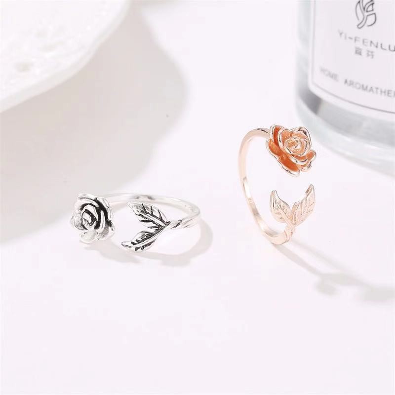 [COD] Cincin Wanita Motif Bunga Korean Aksesoris Fashion Import
