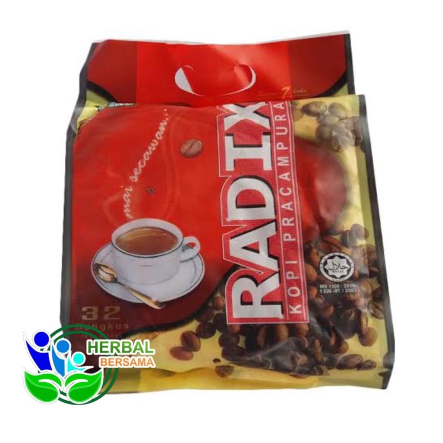 

PROMO!!!!! KOPI RADIX JUMBO HPA ISI 32 SACHET ORIGINAL Kopi Ginseng RDX Cafe