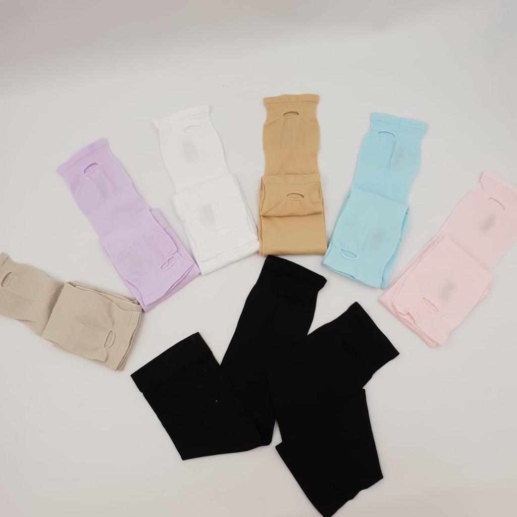 Hand Sock Jempol Manset Kaos Tangan Wanita Termurah Polos dan Nyaman Di Pakai/ Manset Kaos/ Manset