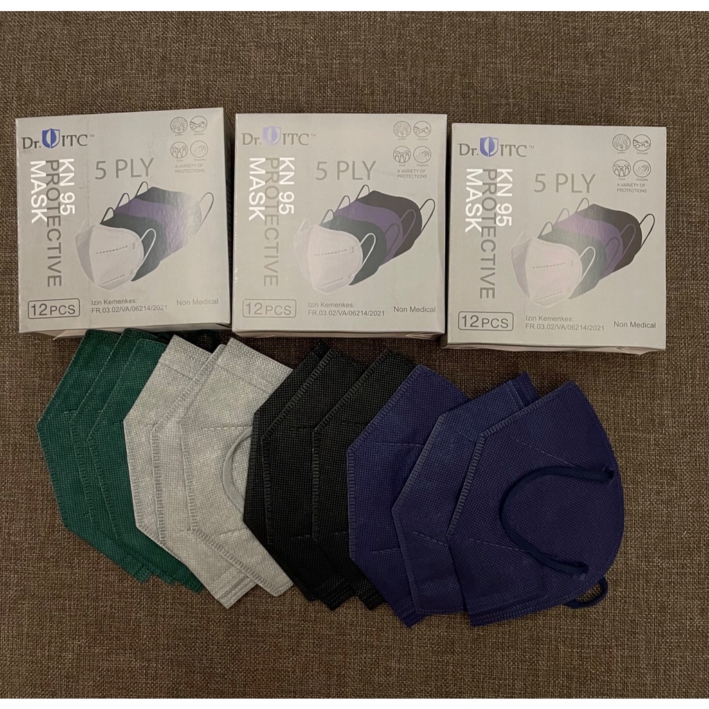 ☘️Yuri Kosmetik☘️ Masker KN95 5Ply Careion Premium Higenis (10pcs/pack)