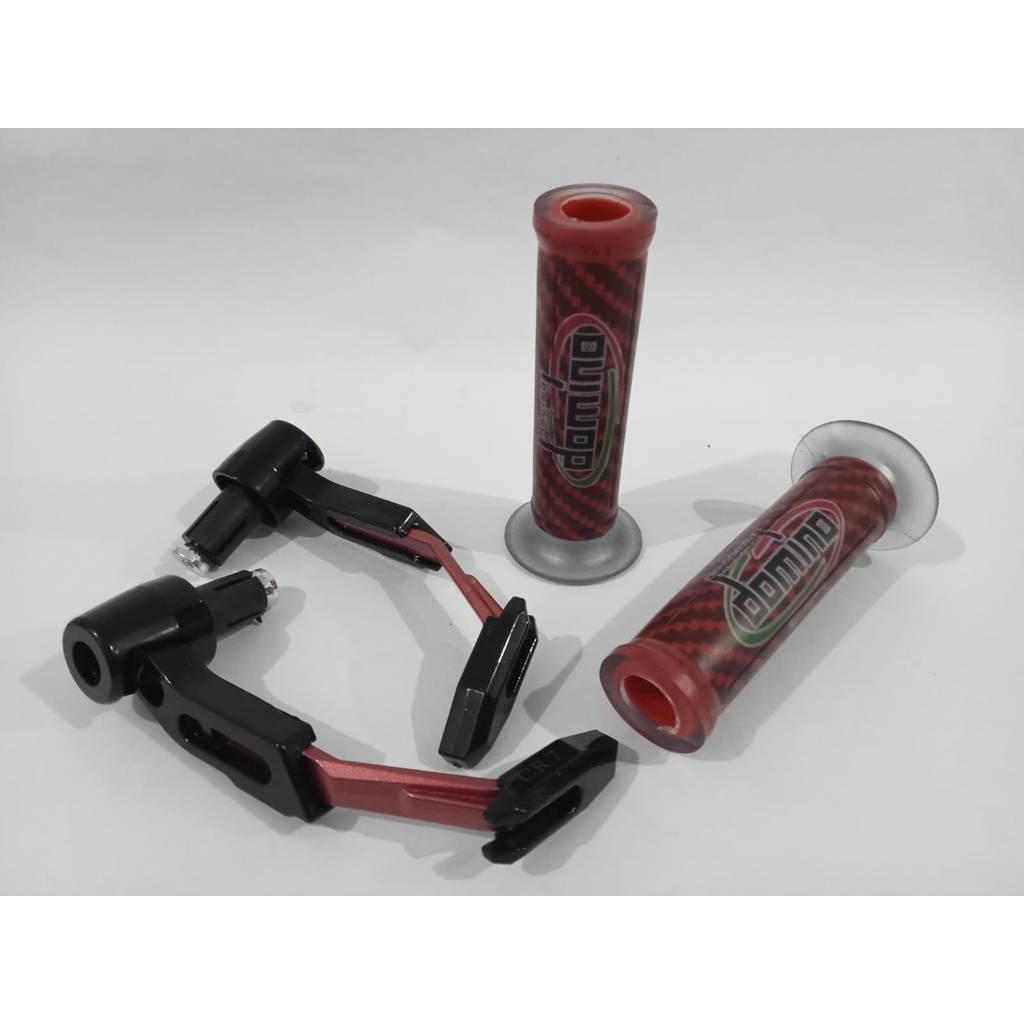 PAKET STANG MURAH 2 IN 1 PROGUARD ROBOT+HANDGRIP DOMINO KARBON.UNIVERSAL SEMUA MOTOR