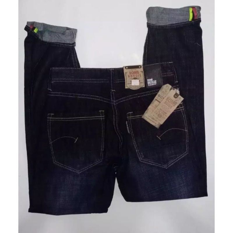 DJ  //CELANA BOMBOGIE JEANS ORIGINAL BAHAN / CELANA PANJANG PRIA / BAYAR DTEMPAT