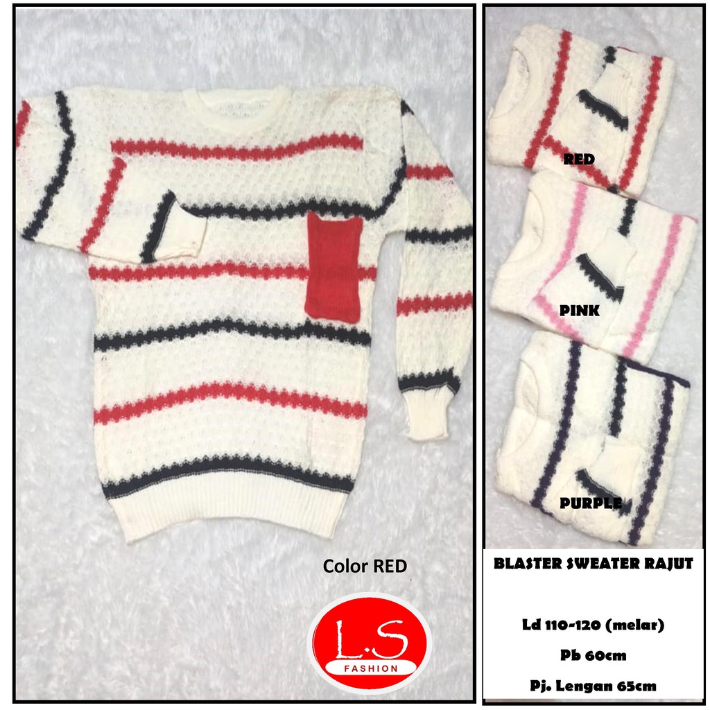 BLASTER RAJUT // SWEATER PANJANG WANITA // SWEATER RAJUT IMPORT