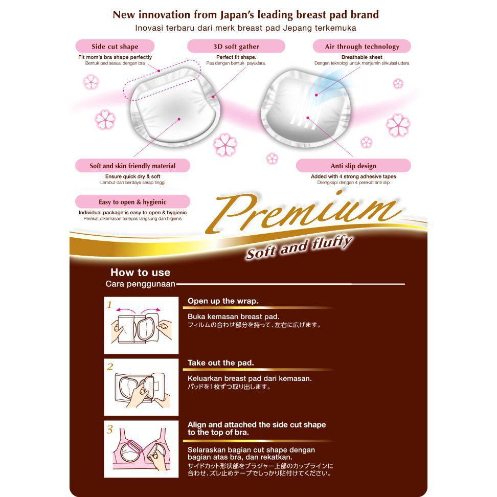 Mamapad Breastpad Dacco Mama Pad Penyerap Asi isi 24 dan 56