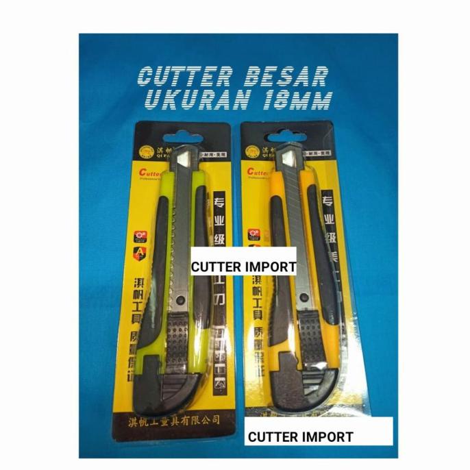 

Gilaa!!! Cutter Sharp Ukuran 18Mm | Cutter Import Terlaris