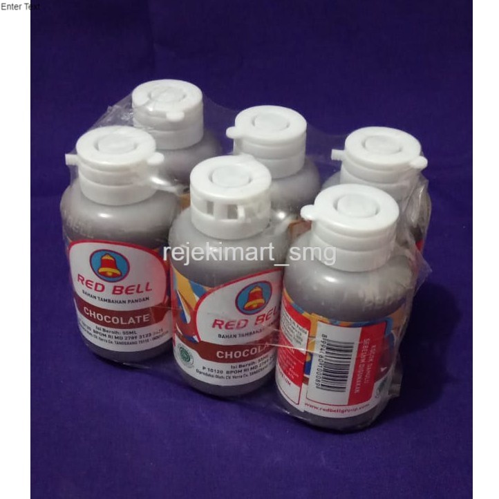 

BANYAK DISKON!!! PERISA DAN PEWARNA MAKANAN [ RASA CHOCOLATE ] REDBELL 55 ml