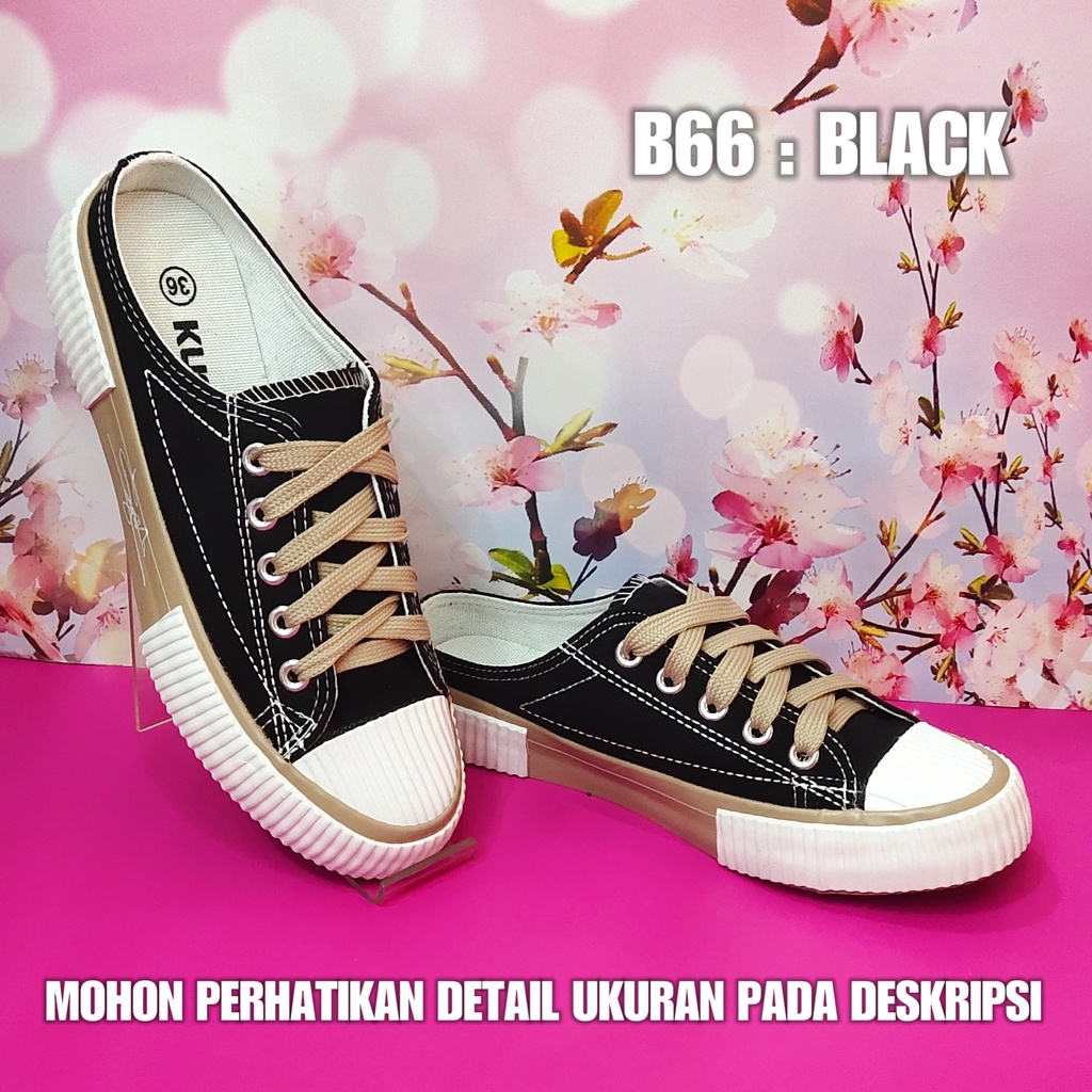 Sepatu Kasual Wanita B66 Sneakers Korea Kekinian SPTSW