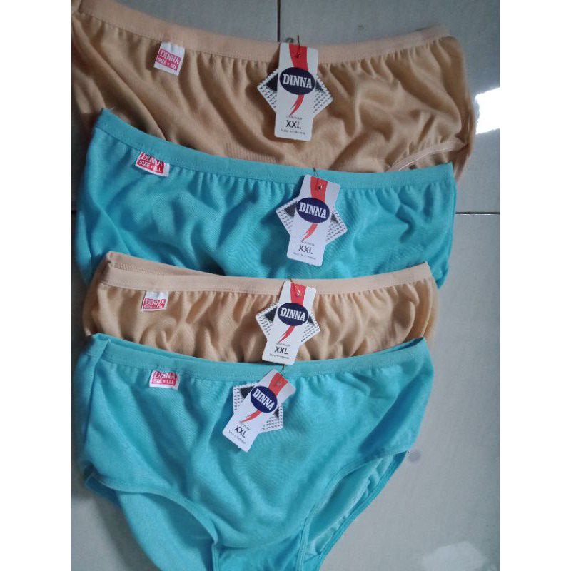 3 pcs celana dalam wanita mirip/suni polos termurah | CD wanita remaja dewasa bahan katun polos