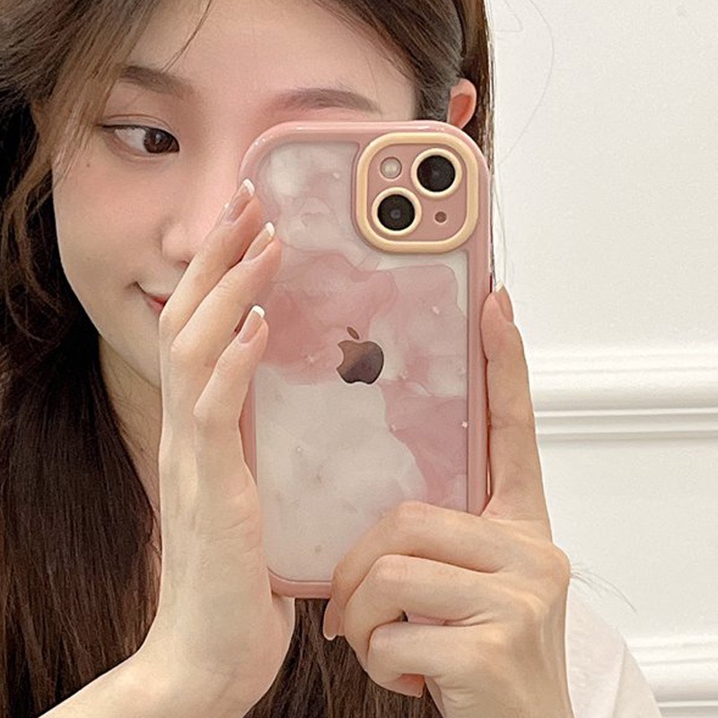 Cream series Camera Protect Soft Case for Iphone  Xr Xs Max Ip Apple IPhone 11 12 13 14 Pro Max Women's Friends Gifts Pink Green Gradient clouds starry sky CASING