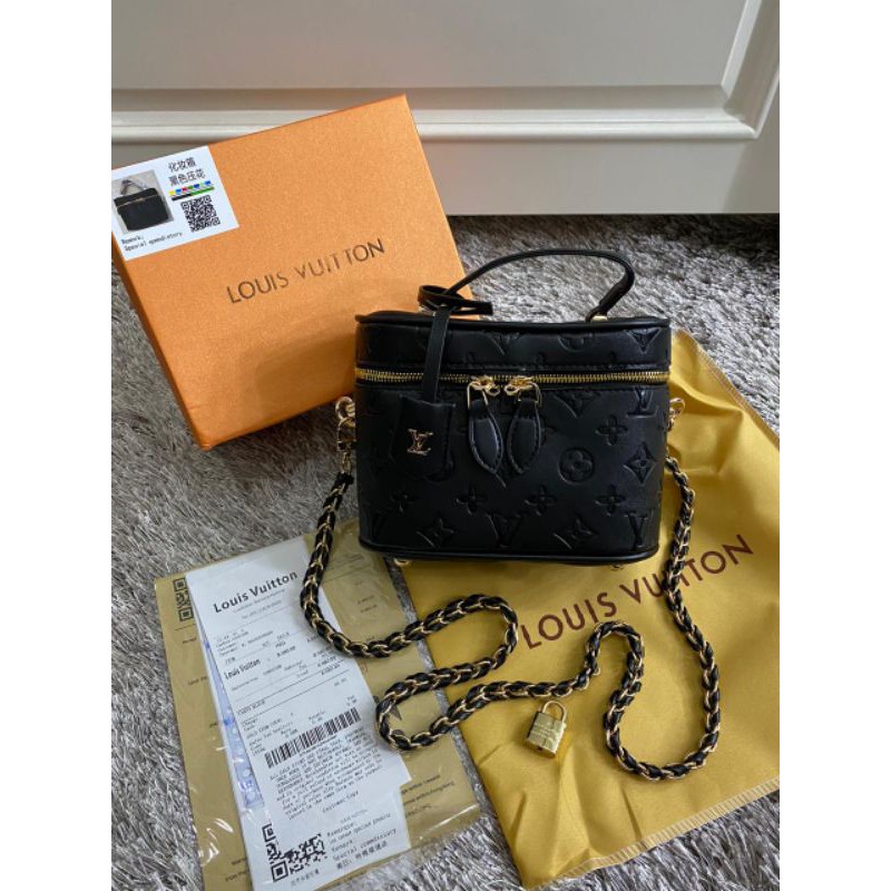 READY LV COSMETICS BAG EMBOSSED