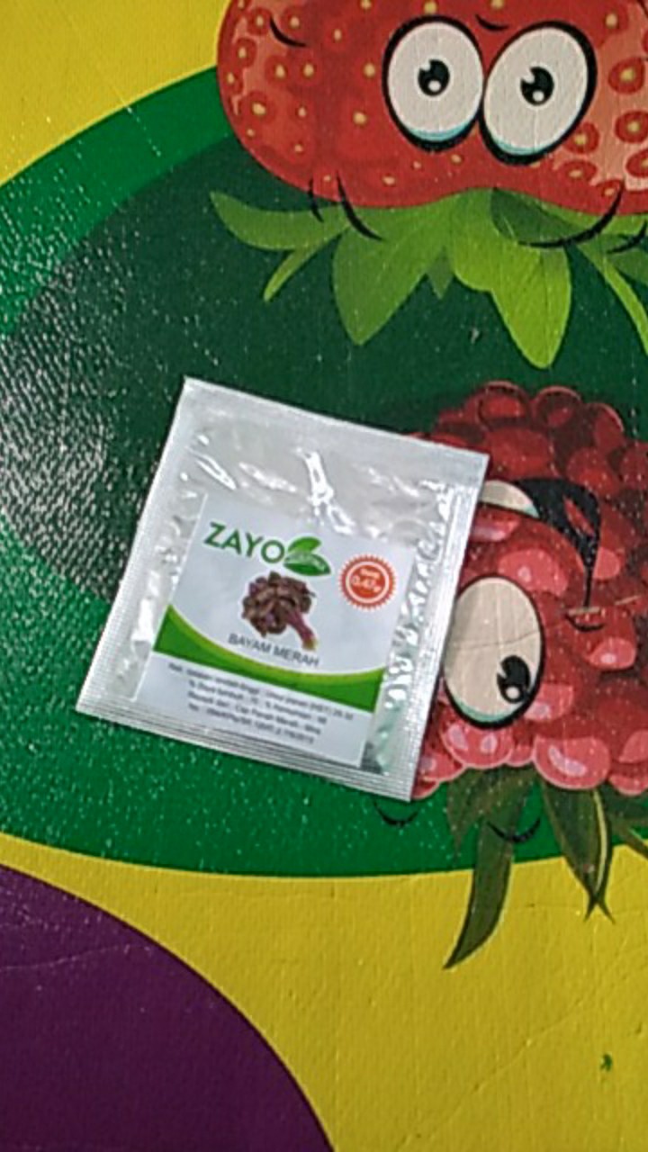Benih Bayam Merah - Bibit Bayam Merah - Benih Bayam Merah Zayoseed