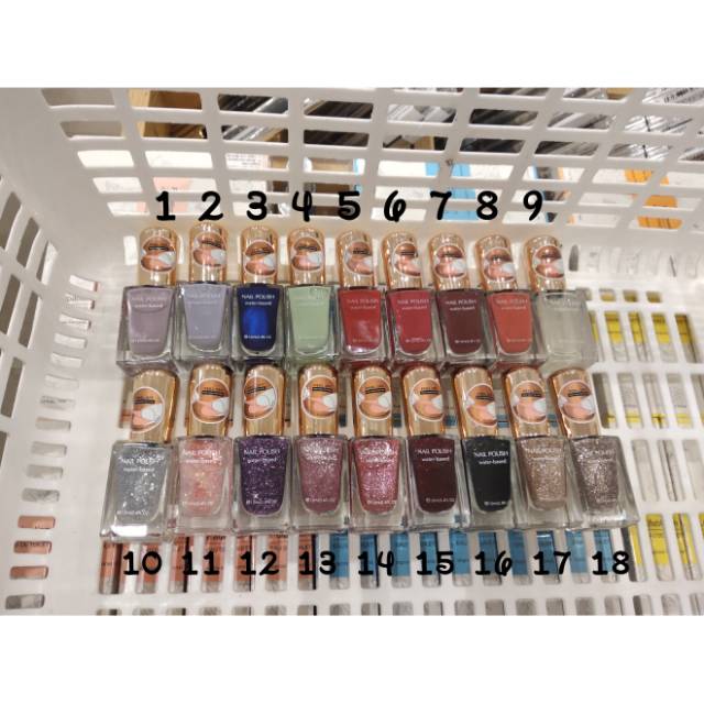  Miniso  kutek keletek Waterbased peel off nail polish 