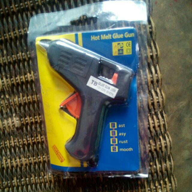 Glue Gun 20 Watt Alat Lem Tembak Serbaguna New Ada Tombol On /off