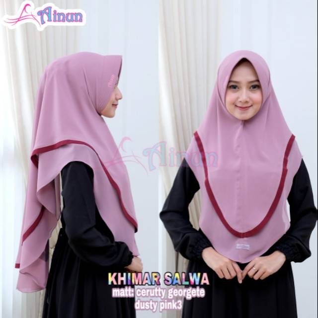 Hijab Ainun " Khimar Salwa "