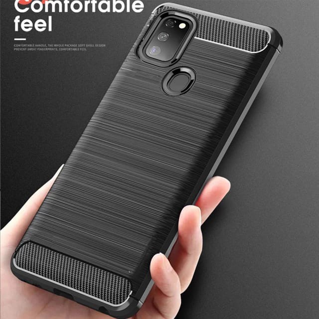 OPPO A33 A53 A91 A92 A52 A31 A12 A7 A5S CASE SOFTCASE BLACK CARBON SLIM , SOFT SILIKON KARET HITAM IPAKY KARBON CASING PROTECT CAMERA COVER PELINDUNG KAMERA