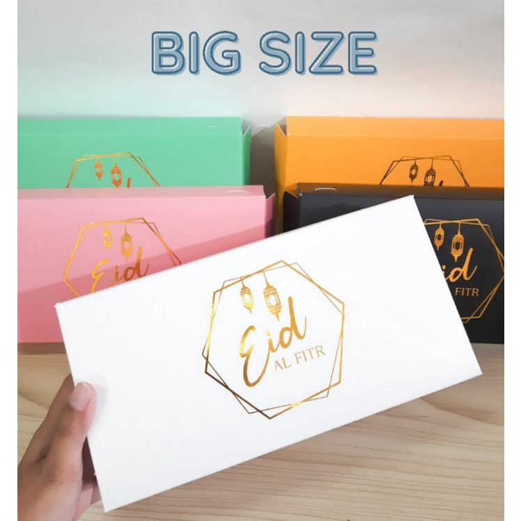 

Dus kue Ukuran Besar/ Box kue dengan Logo Idul Fitri / box idul fitri /dus lebaran / dus kue lebaran