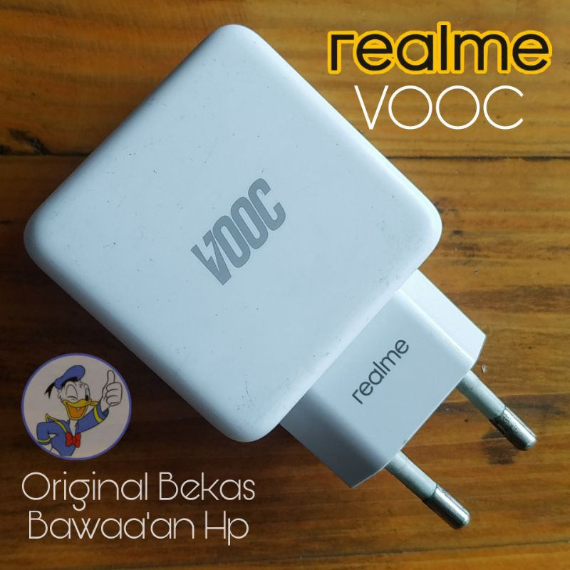 Adaptor Charger Realme 5 pro Vooc 4a Original Bekas bawaan hp