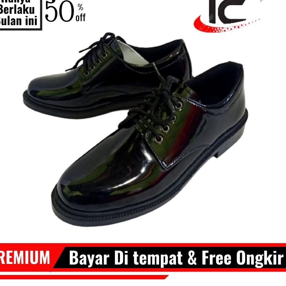 [PRODUK YLJZA] Sepatu PDH Pendek 01 TNI Sepatu PDH TNI Polri Satpam Sepatu Kantor Kerja Pria Kulit S