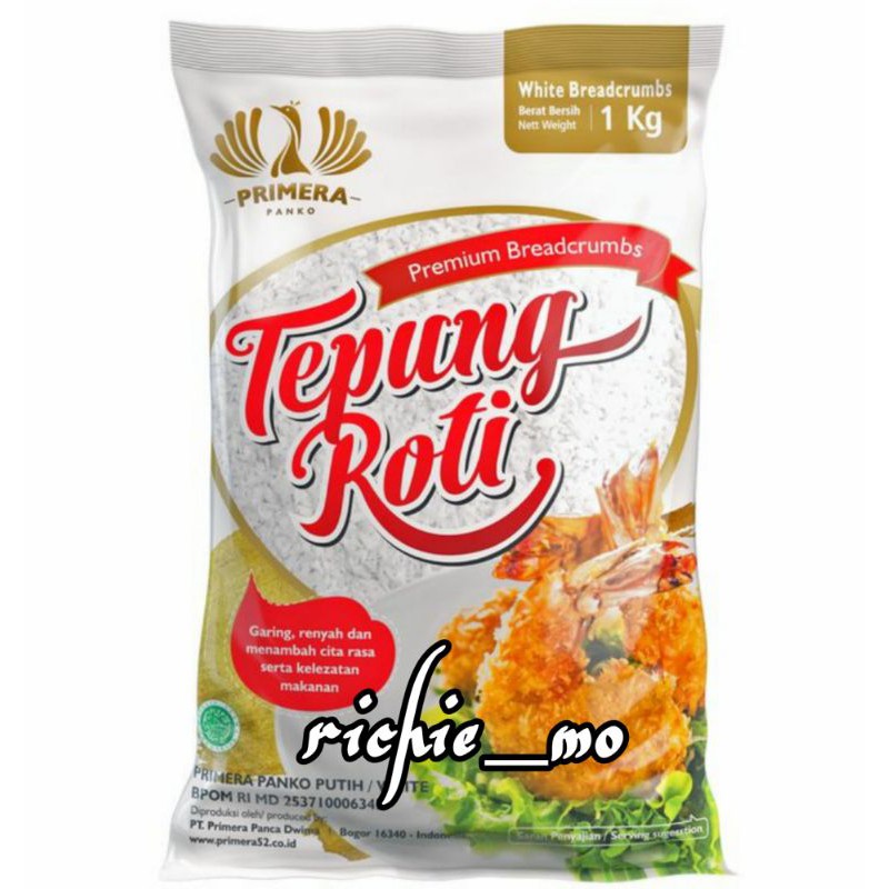 

Tepung Roti 1Kg Mix Orange/Putih-Panlo Primera Tepung Roti 900grm