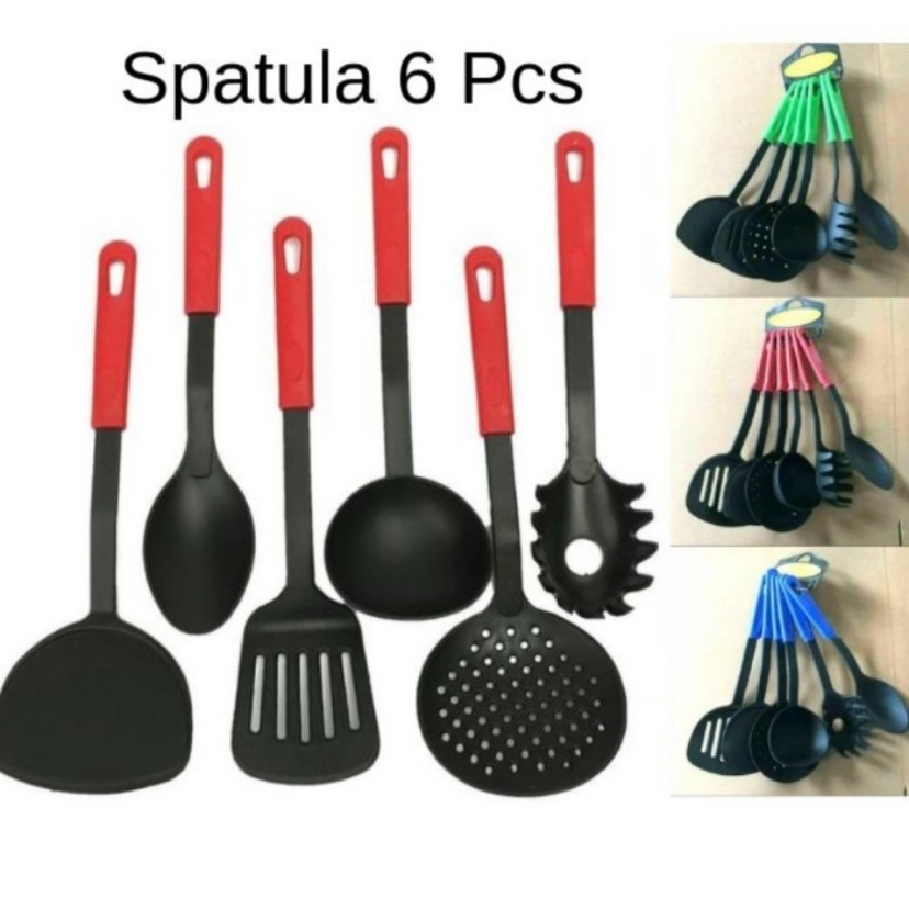 Spatula Masak Set 6in1 Sutil Set 6 pcs