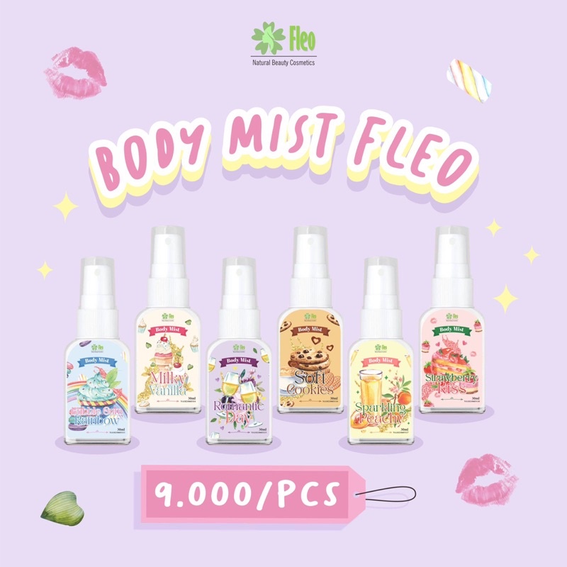 ready Fleo body mist 30 ml parfum spray / wewangian [FLEO BODY MIST]